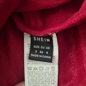 SHEIN Bold Red Apparel